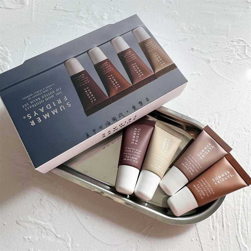 Summer Fridays The Mini Neutrals Lip Butter Balm Set