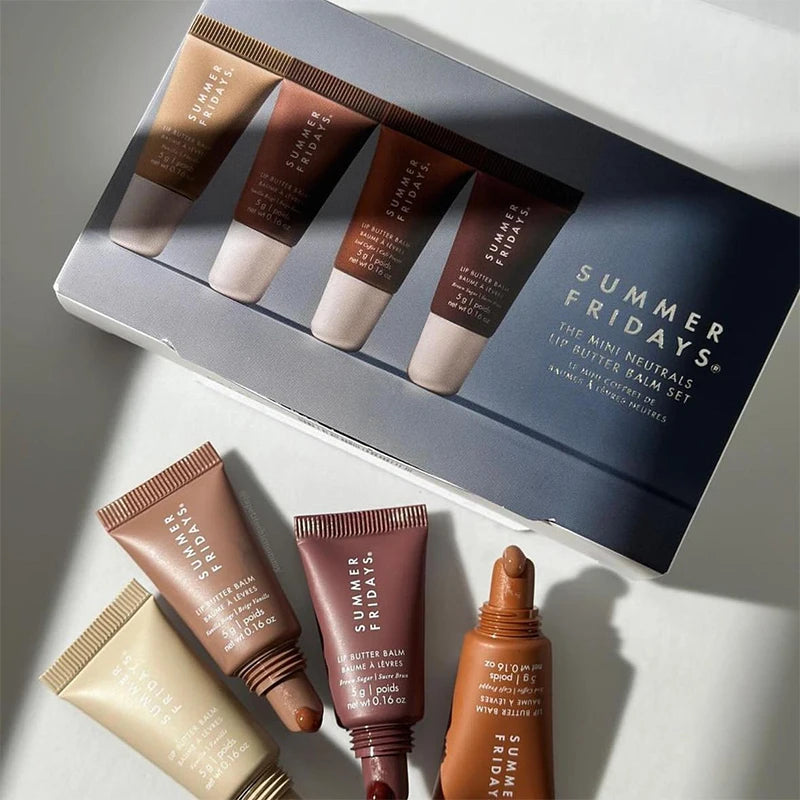 Summer Fridays The Mini Neutrals Lip Butter Balm Set