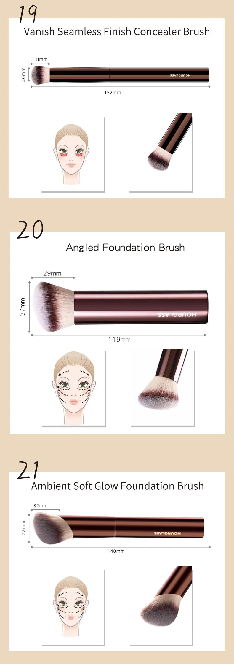 Hourglass Professional Brush Collection