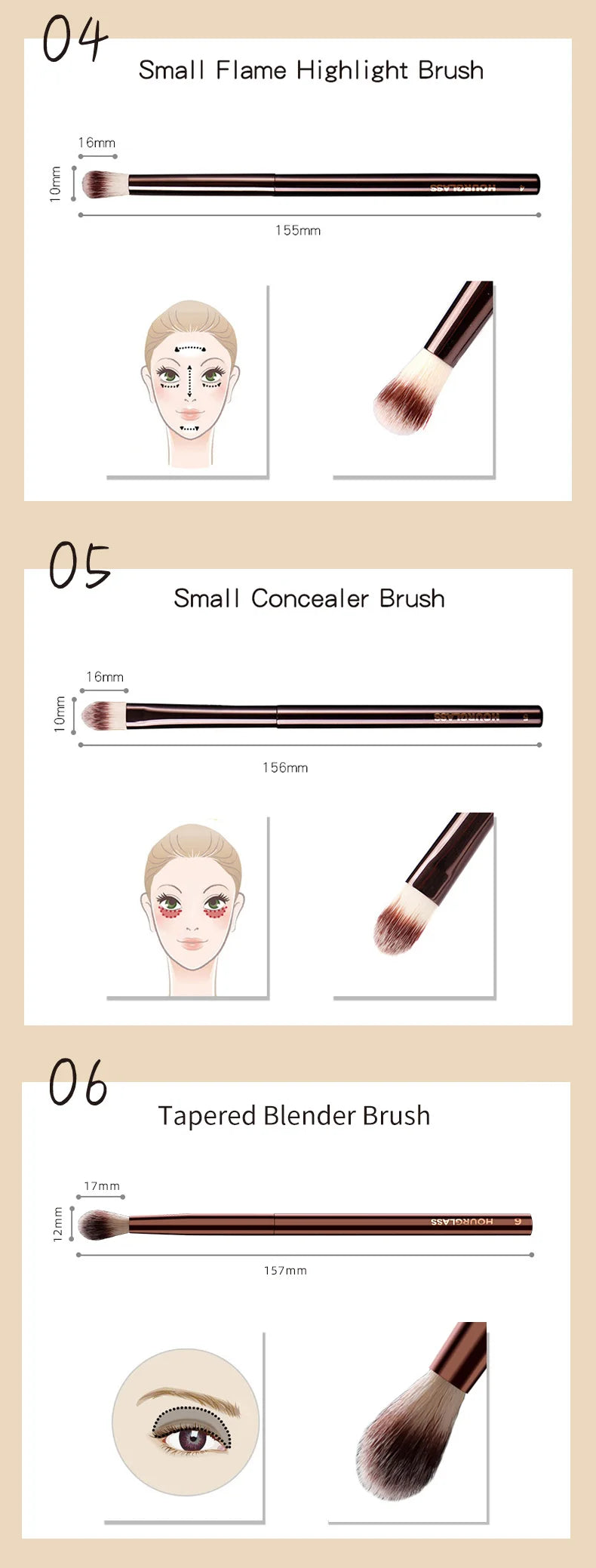 Hourglass Professional Brush Collection