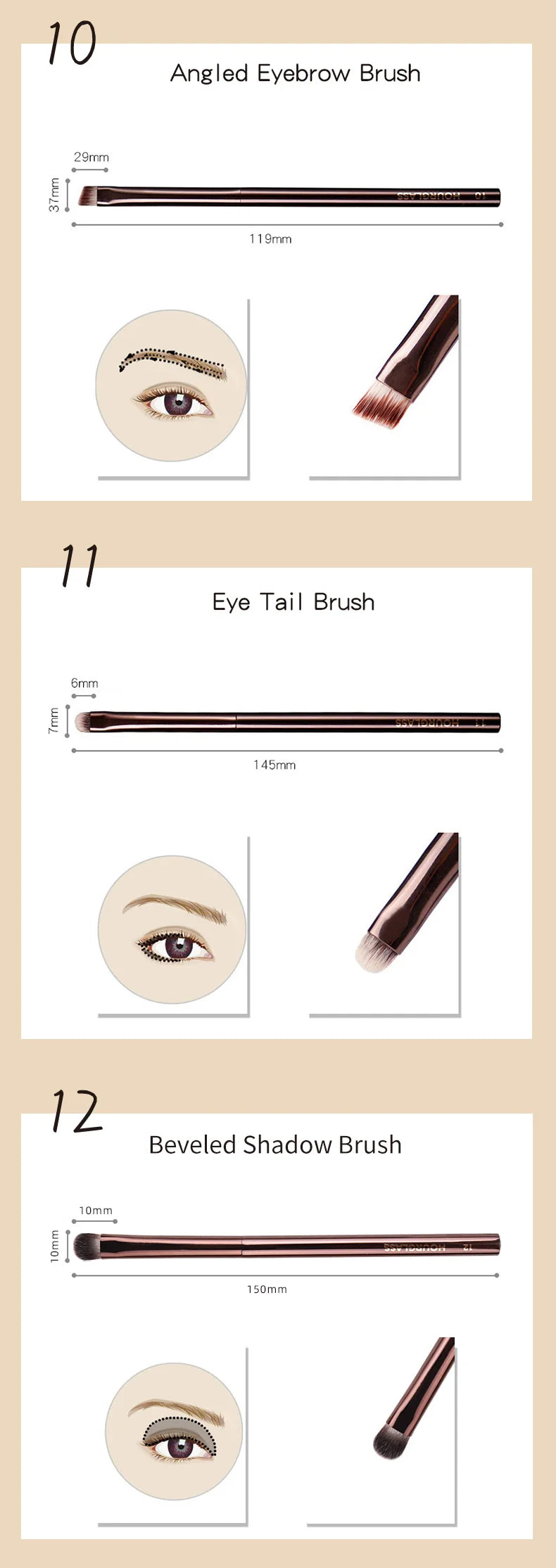 Hourglass Professional Brush Collection