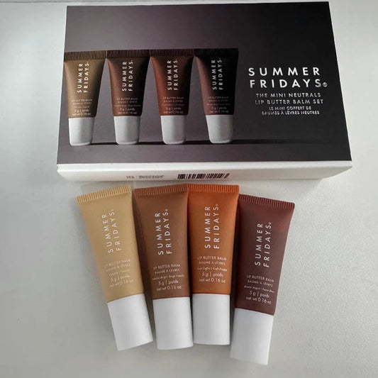 Summer Fridays The Mini Neutrals Lip Butter Balm Set