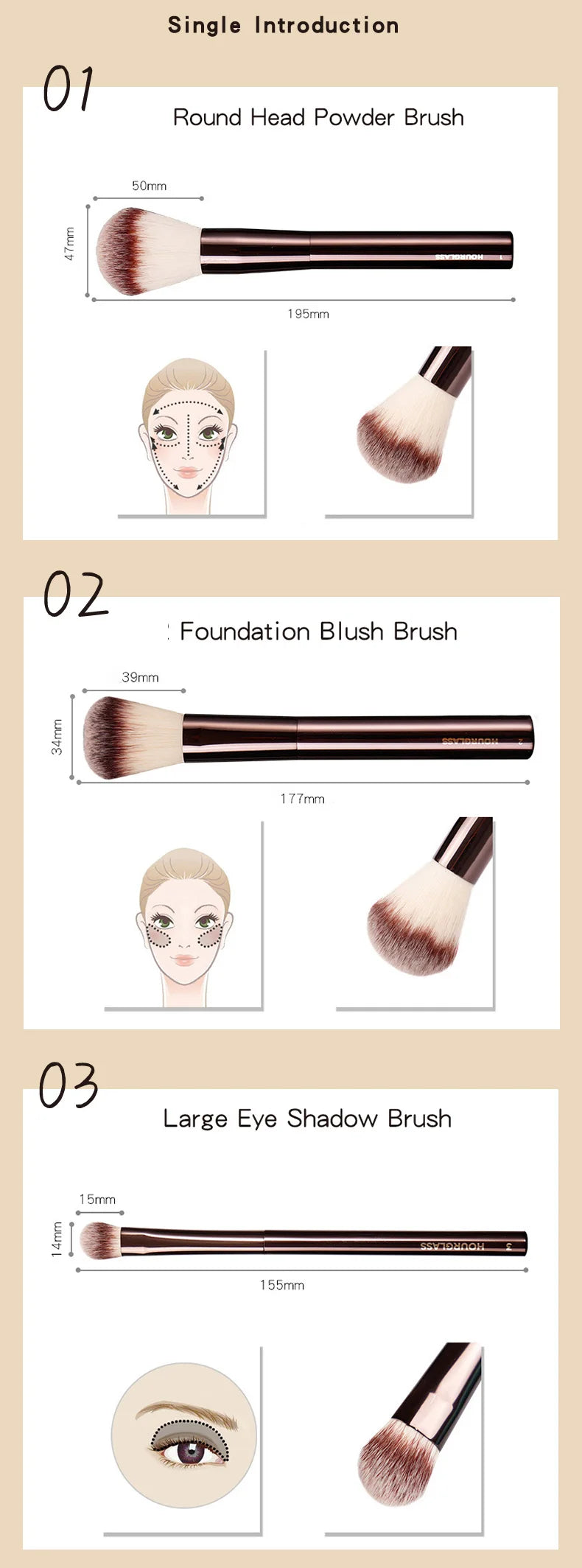 Hourglass Professional Brush Collection